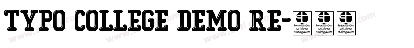 Typo College Demo Re字体转换